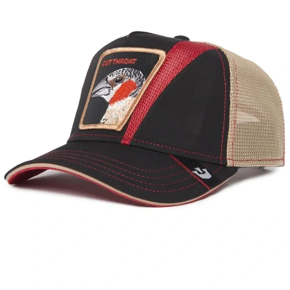 NIB Limited Edition Goorin Brothers “Cut Throat” Finch Trucker Hat - Picture 3 of 6